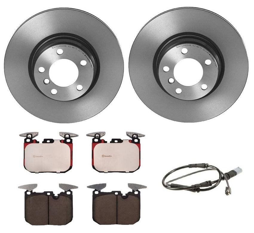 BMW Brembo Brake Kit - Pads and Rotors Front (330mm) (Ceramic) 34356792289 - Brembo 1540045KIT